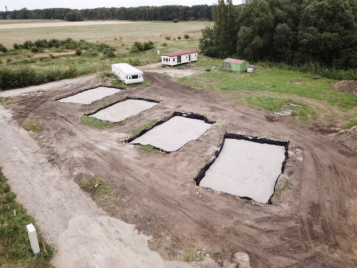 Drevernos Uosto statybų eiga